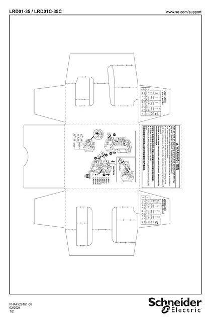 schneider施耐德TeSys - LRD01-35_ LRD01C-35C - 说明页